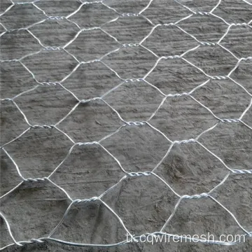 Ağır galvanizli PVC kaplı gabion duvarı